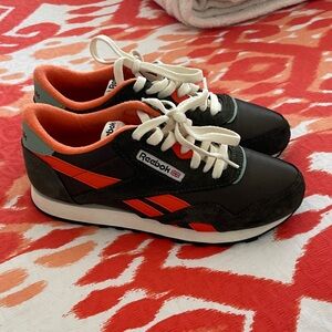 Reebok Kids Sneakers - Black, Orange, and White